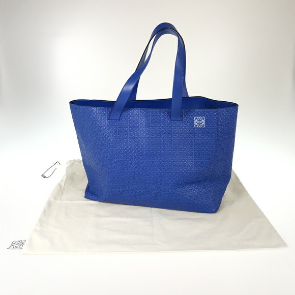 Loewe Leather Anagram T Tote Bag Shopper - Picture 15 of 15
